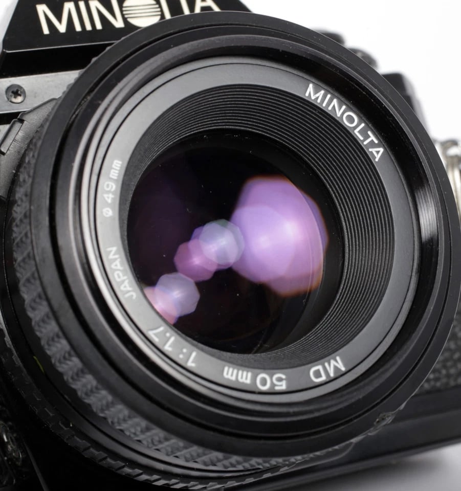 Minolta X-700 35mm SLR Film Camera + MD 50mm F1.7 lens #1204 6